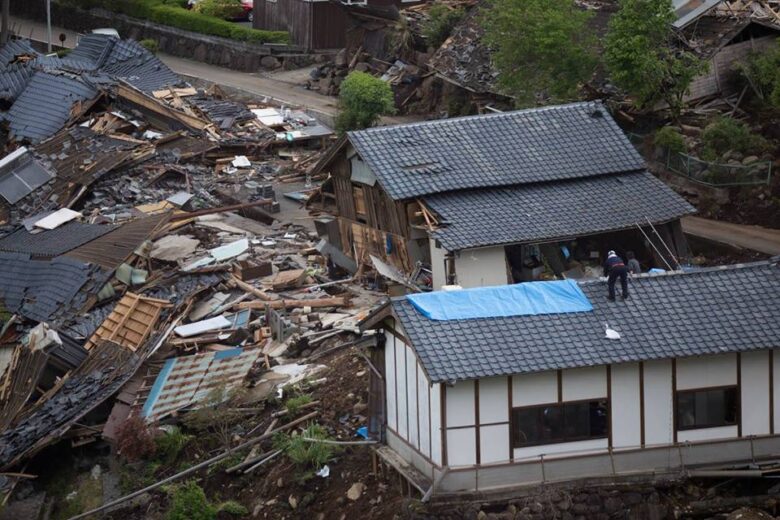 熊本地震被害の様子