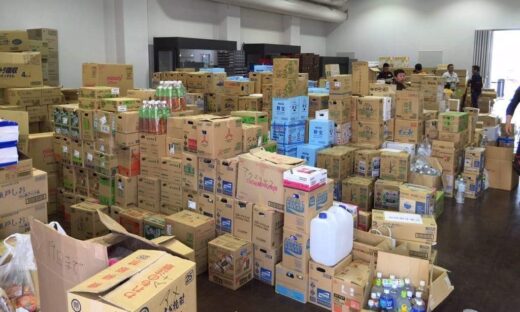 熊本地震支援物資
