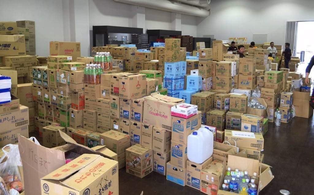 熊本地震支援物資