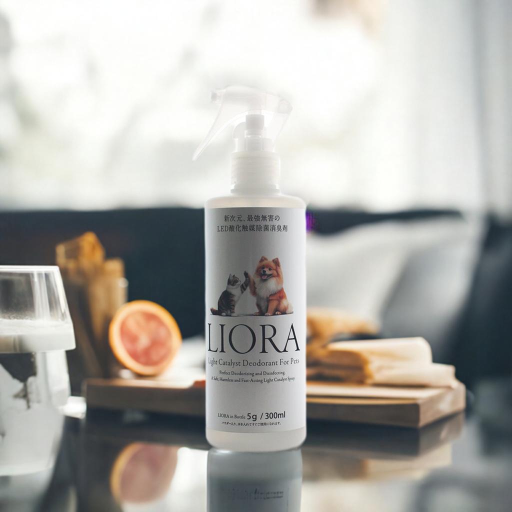 災害時にも有効なペット用消臭剤LIORA　