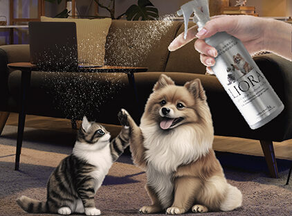 災害時に役立つペット用消臭剤LIORA